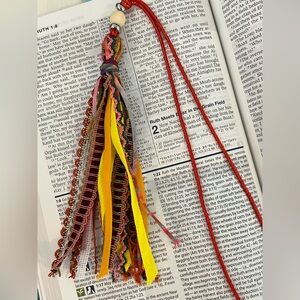✝️TASSEL BIBLE BOOKMARKS SZ LG MADE FOR UP TO 11” PAGE LENGTH HANDMADE